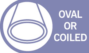 oval coiled