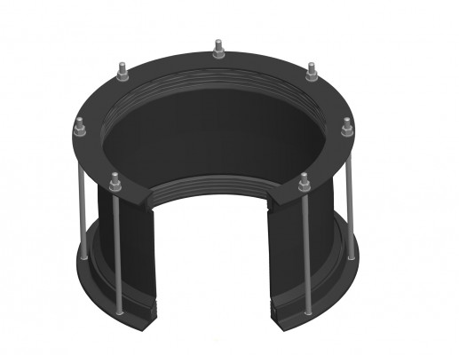 Maxi coupling large diameter