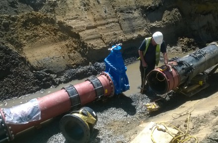 Installation of AquaGrip Flange