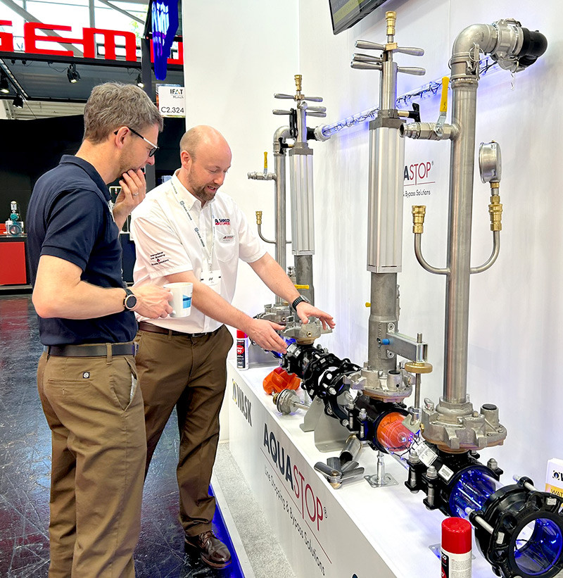WASK Aquastop being demostrated