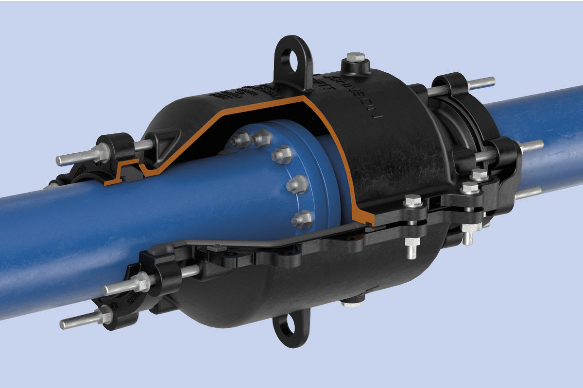 Encapsulate leaking flanged joints